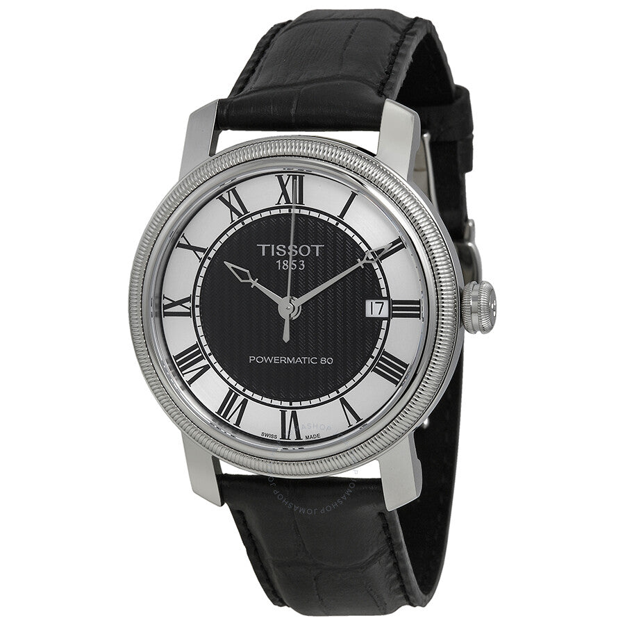 Tissot Bridgeport Automatic Black Dial Men's Watch T0974071605300 - The Watches Men & Co