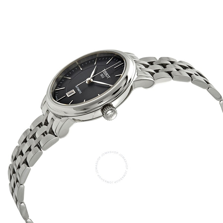 Tissot Carson Automatic Black Dial Ladies Watch T122.207.11.051.00 - The Watches Men & Co #2