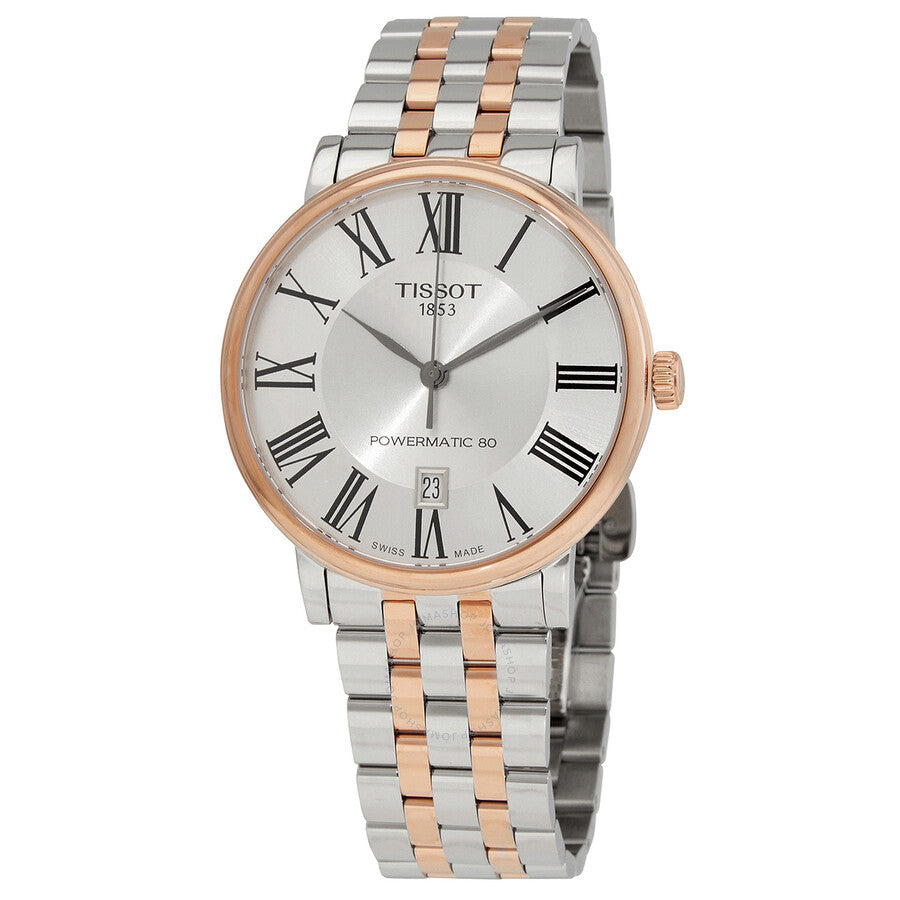 Tissot Carson Automatic Silver Dial Two-tone Men's Watch T122.407.22.033.00 - The Watches Men & Co