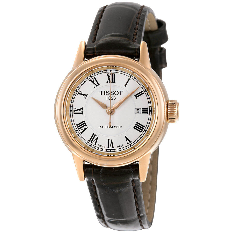 Tissot Carson Automatic White Dial Ladies Watch T085.207.36.013.00 - The Watches Men & Co