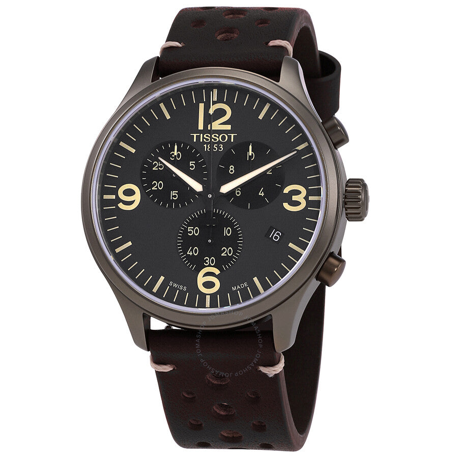 Tissot Chrono Classic XL Chronograph Quartz Anthracite Dial Men's Watch T1166173605702 - The Watches Men & Co