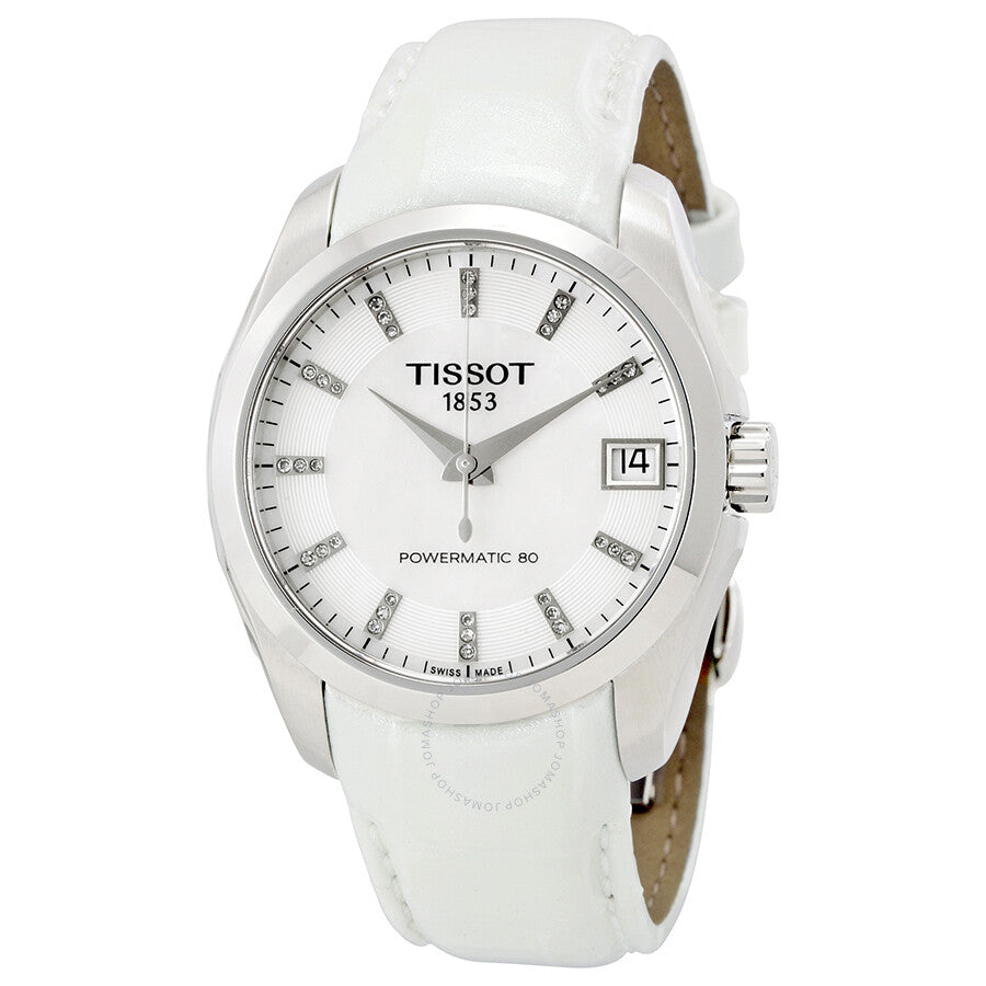 Tissot Couturier Lady Powermatic 80 Automatic Ladies Watch T035.207.16.116.00 - The Watches Men & Co