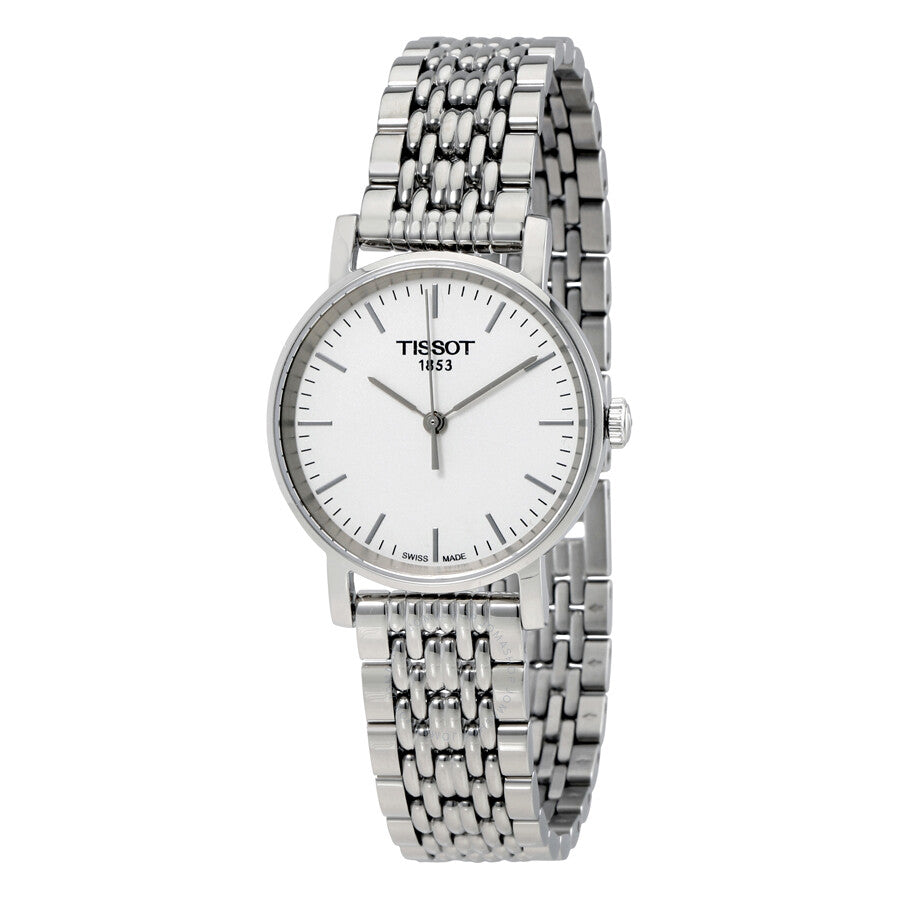 Tissot Everytime Quartz Silver Dial Ladies Watch T109.210.11.031.00 - The Watches Men & Co