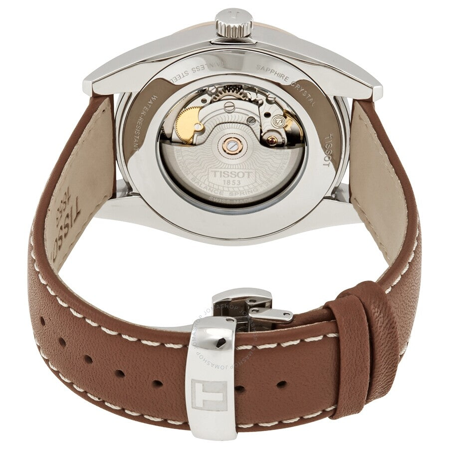 Tissot Gentleman Automatic Cream Opalin Dial Men's Watch T927.407.46.261.00 - The Watches Men & Co #3