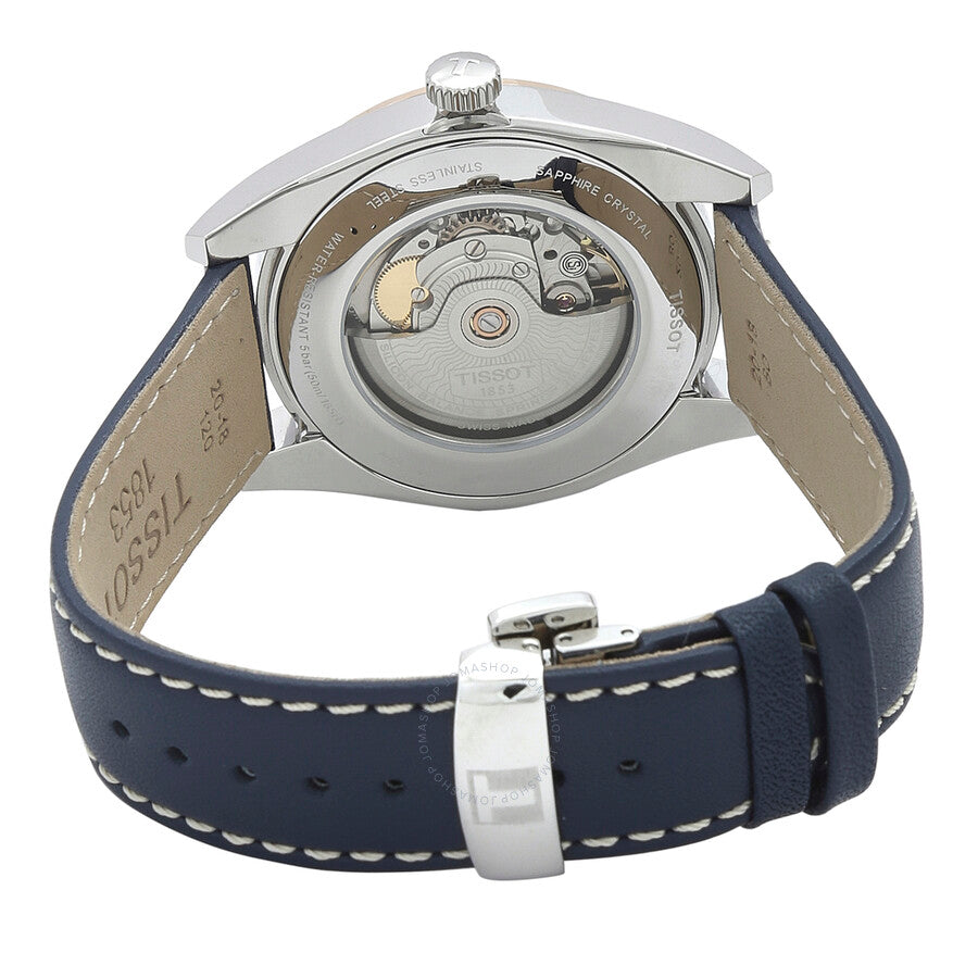 Tissot Gentleman Powermatic 80 Silicium Automatic Chronometer Blue Dial Men's Watch T927.407.46.041.00 - The Watches Men & Co #3
