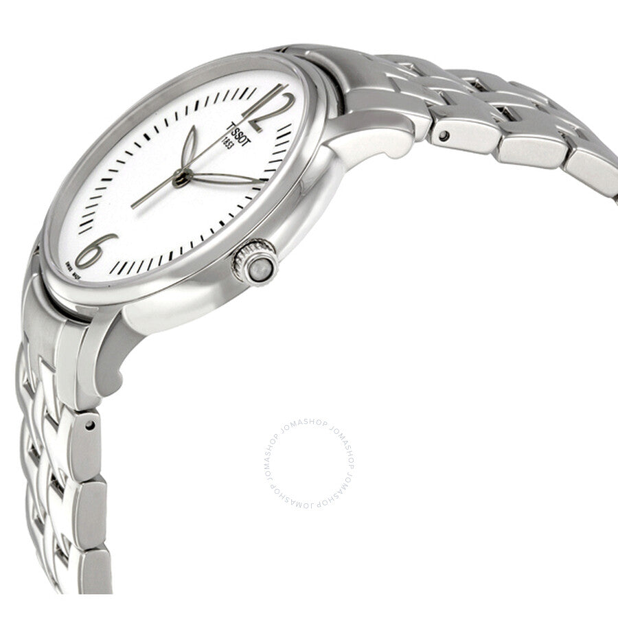 Tissot Lady Round Silver Dial Stainless Steel Ladies Watch T0522101103700 - The Watches Men & Co #2
