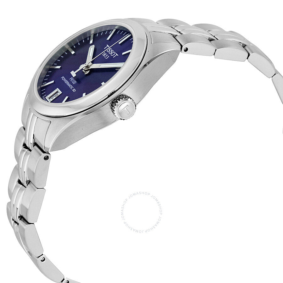 Tissot PR 100 Automatic Blue Dial Ladies Watch T101.207.11.041.00 - The Watches Men & Co #2