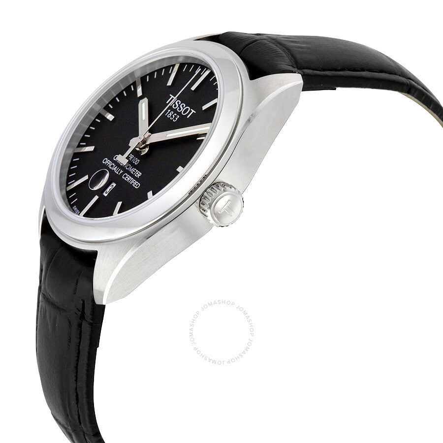 Tissot PR 100 Chronometer Black Dial Ladies Watch T101.251.16.051.00 - The Watches Men & Co #2