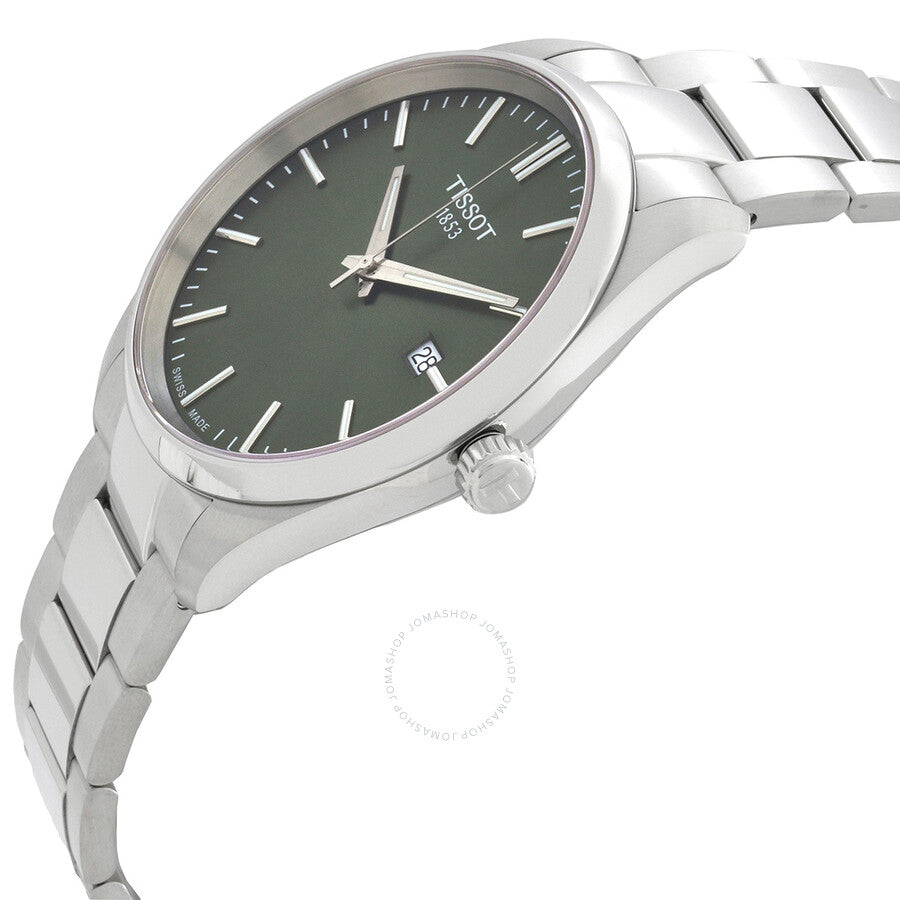 Tissot PR 100 Quartz Green Dial Men's Watch T1504101109100 - The Watches Men & Co #2