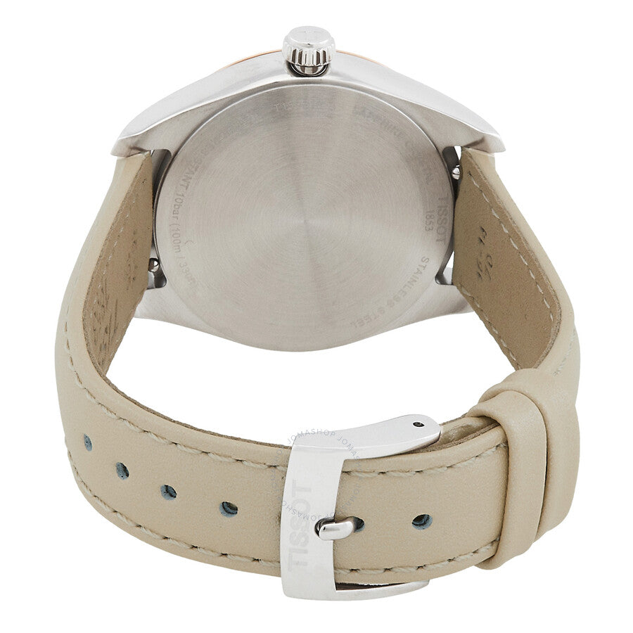 Tissot PR 100 Quartz White Mother of Pearl Dial Ladies Watch T1502102611100 - The Watches Men & Co #3