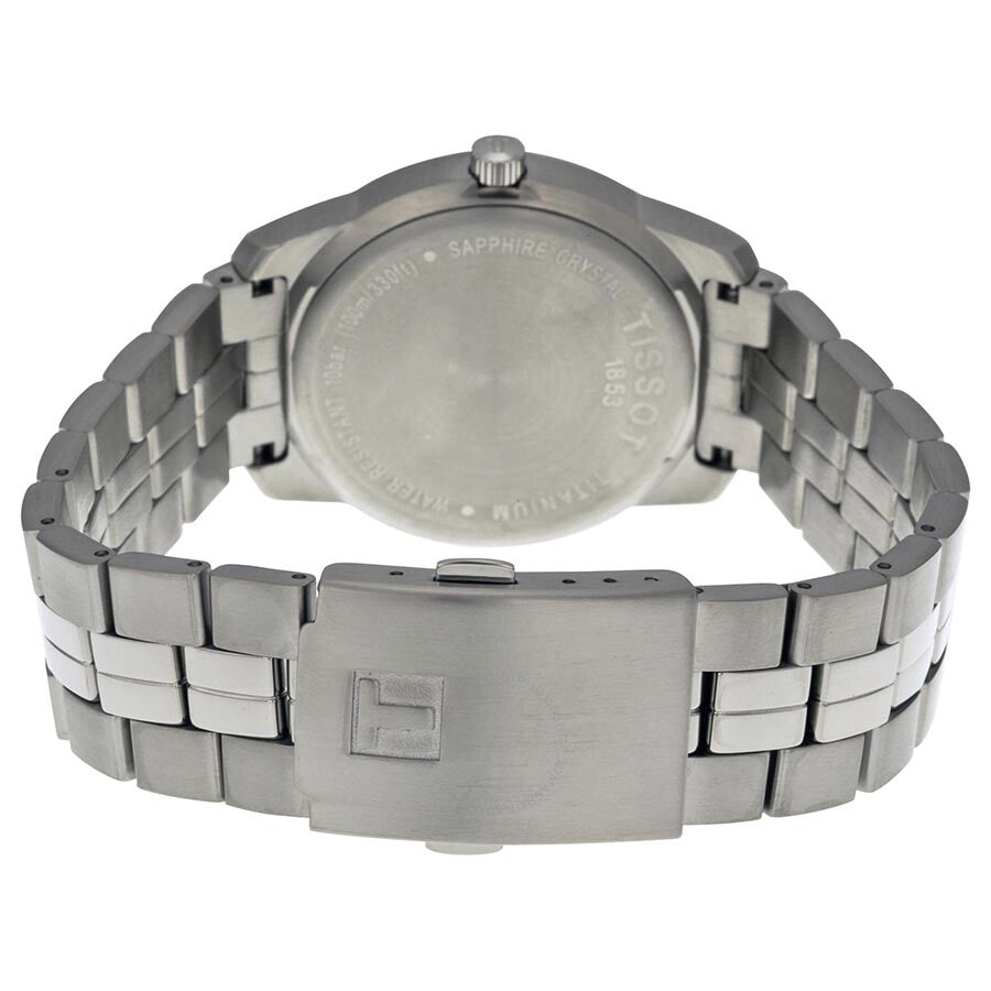Tissot PR100 Black Dial Titanium Men's Watch T0494104405100 - The Watches Men & Co #3