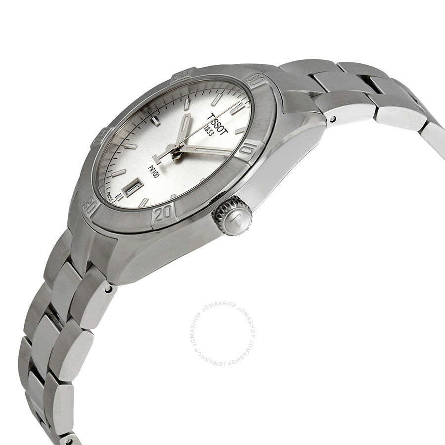 Tissot PR100 Silver Dial Stainless Steel Ladies Watch T101.910.11.031.00 - The Watches Men & Co #2