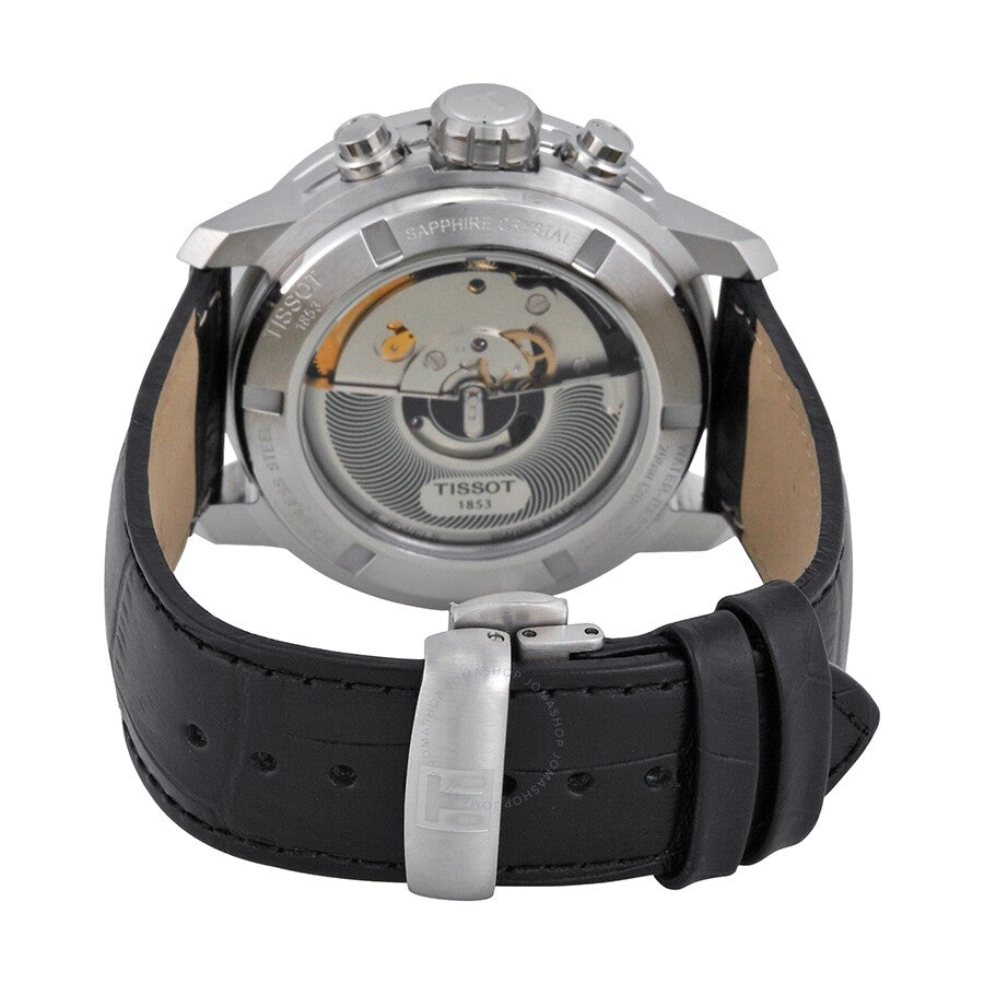 Tissot PRC 200 Black Dial Automatic Men's Leather Watch T055.427.16.057.00 - The Watches Men & Co #3