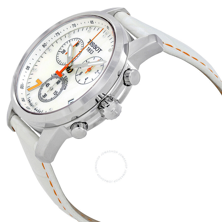 Tissot PRC 200 Danica Patrick Chronograph Diamond Ladies Watch T0144171611600 - The Watches Men & Co #2