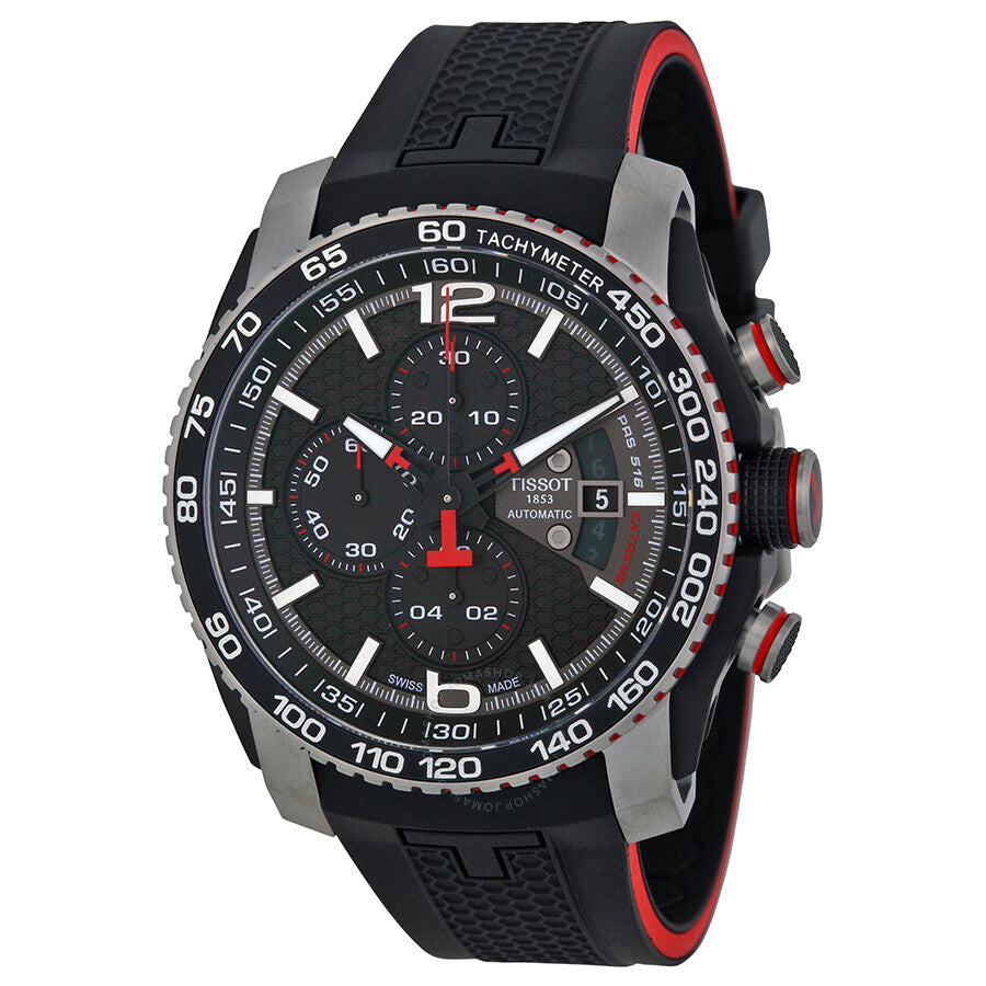 Tissot PRS 516 Black Dial Chronograph Men's Watch T0794272705700 - The Watches Men & Co