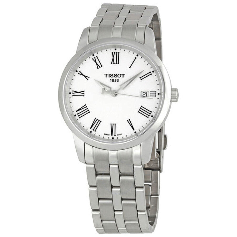 Tissot T-Classic Dream White Dial Stainless Steel Men's Watch T033.410.11.013.01 - The Watches Men & Co