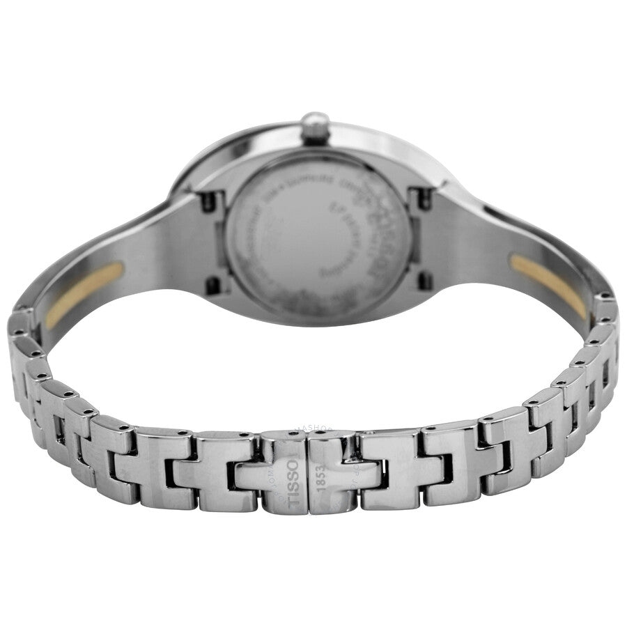Tissot T-Lady Flower Quartz Blue Mother of Pearl  Dial Ladies Watch T03.1.085.80 - The Watches Men & Co #3