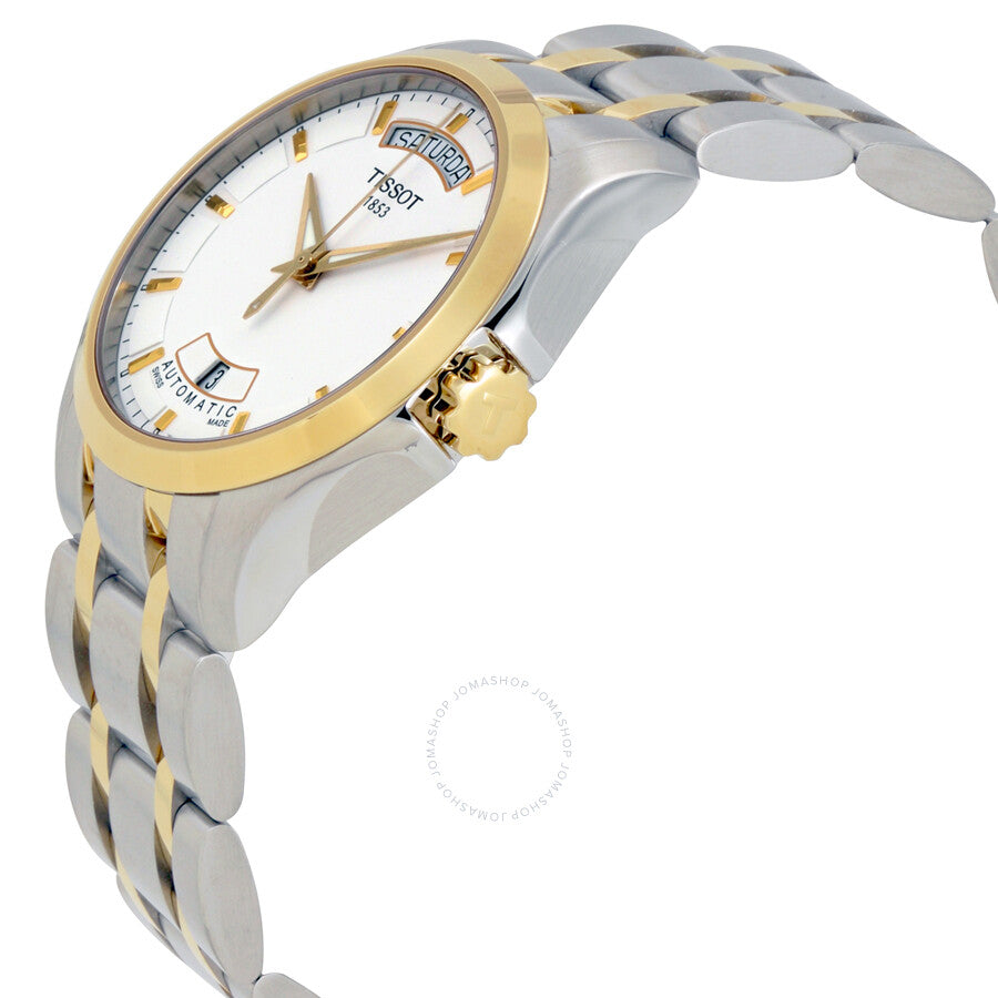 Tissot T-Trend Couturier  White Dial Men's Watch T0354072201100 - The Watches Men & Co #2