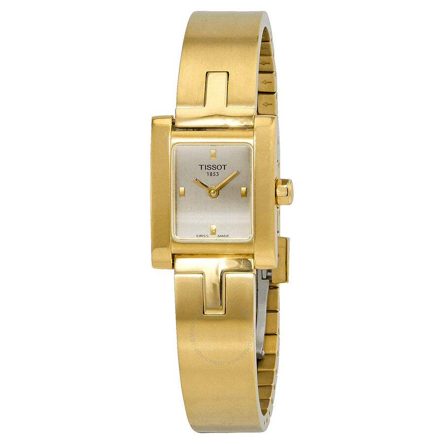 Tissot T3 Quartz Silver Dial Ladies Watch T62.5.185.71 - The Watches Men & Co