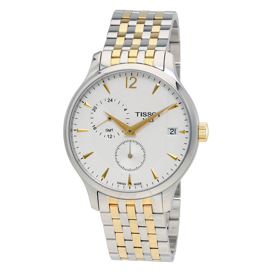 Tissot Tradition Silver Dial Two-tone Men's Watch T0636392203700 - The Watches Men & Co