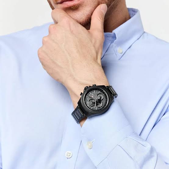 Tommy Hilfiger Damon Stainless Steel Quartz with Black Dial Men's Watch  - 1792081