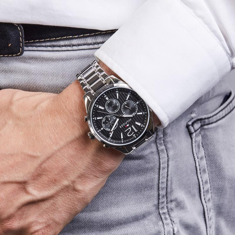 Tommy Hilfiger Gavin Chronograph Black Dial Men's Watch 1791469 - The Watches Men & Co #5