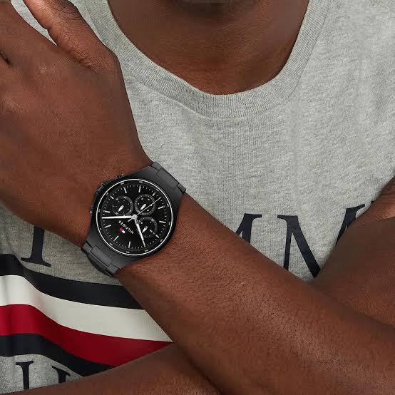 Tommy Hilfiger Justin Black Men's Watch - 1792055