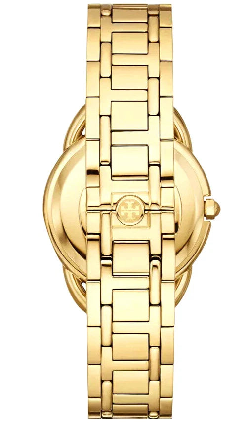 Tory Burch TBW7229 Women's The Miller Gold 34mm Stainless Steel Bracelet Watch