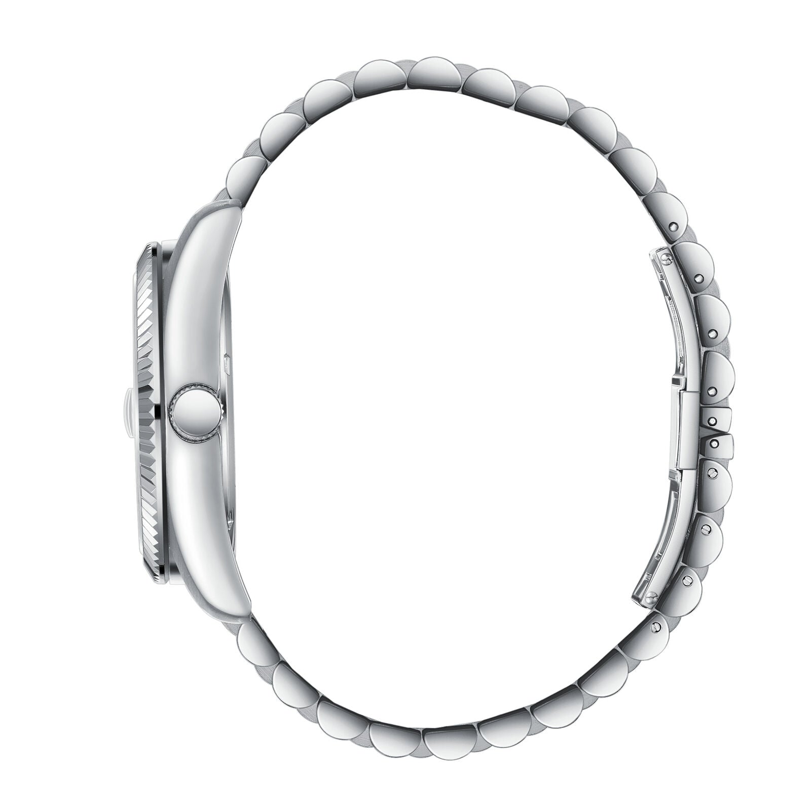 Slazenger Classic Day Date Window Sunray Blue Dial Silver Watch - SL.09.2583.1.390