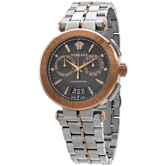 Versace Aion Silver Stainless Steel Men's Watch  VBR050017 - Dawson Watches