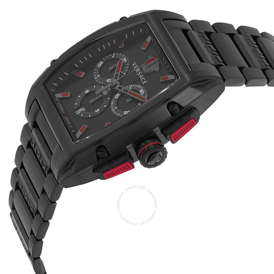 Versace Dominus Chronograph Quartz Black Dial Men's Watch VE6H00623 - Kiwi Watches #2