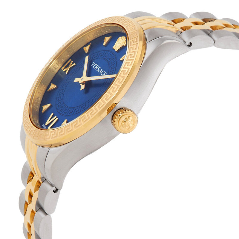 Versace Hellenyium Quartz Blue Dial Two-Tone Women's Watch - VE2S00522