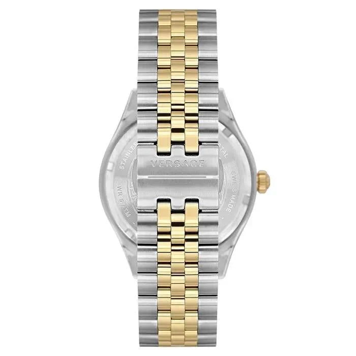 Versace Hellenyium Two-Tone Swiss Movement Date Watch - VEVK01121