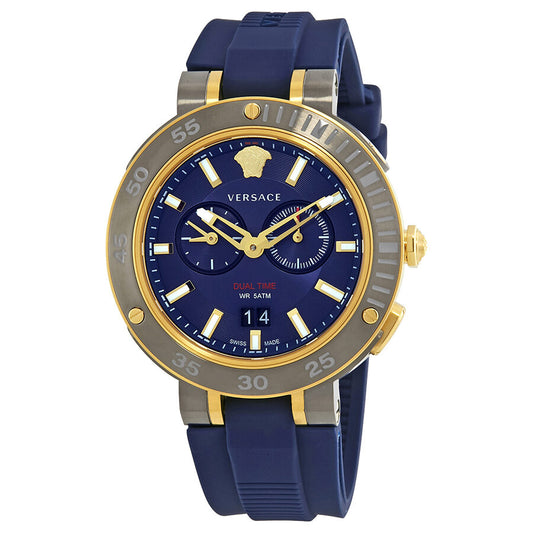 Versace V-extreme Blue Dial Men's Watch VCN010017 - BigDaddy Watches