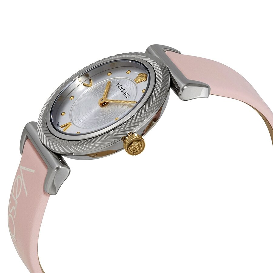 Versace V-Motif Quartz Silver Dial Ladies Watch VERE00118 - BigDaddy Watches #2