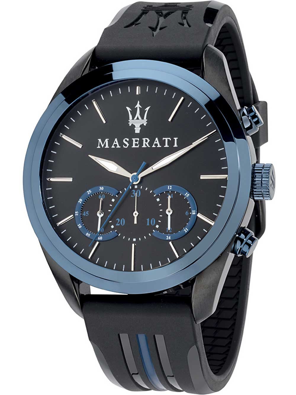 Maserati Traguardo Chronograph Black/Blue Dial Men's Watch R8871612006